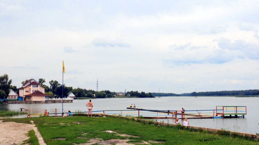 Центральный городской пляж Людиново (июль 2012)