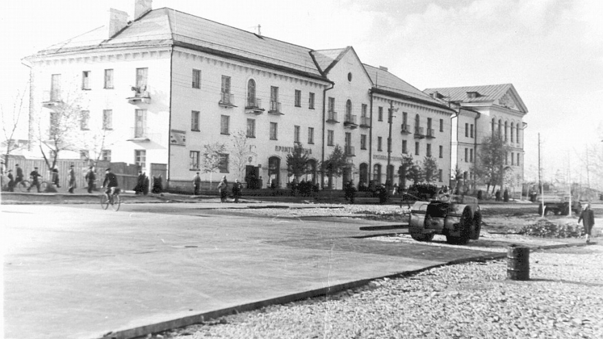 Строительство площади Победы, 60-е годы