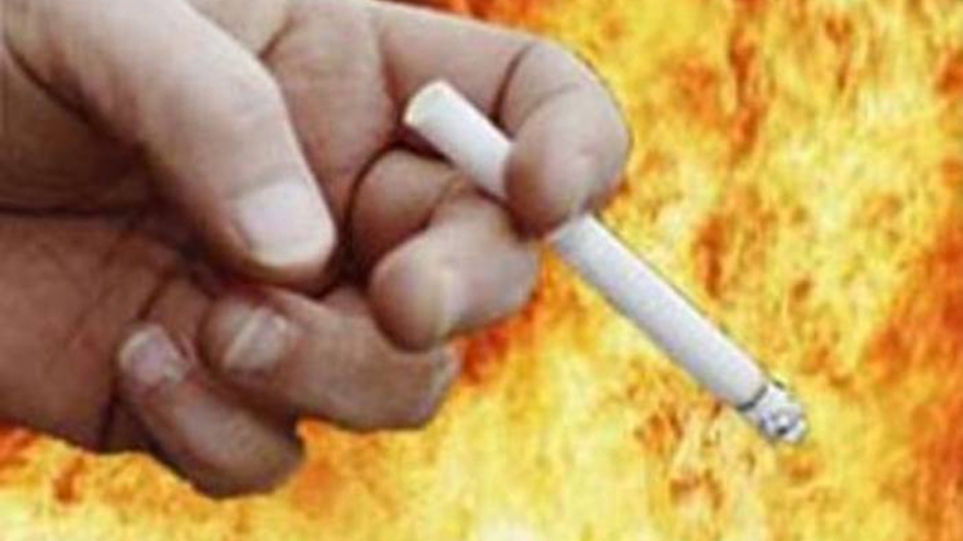 Загорелась квартира на Железнодорожной