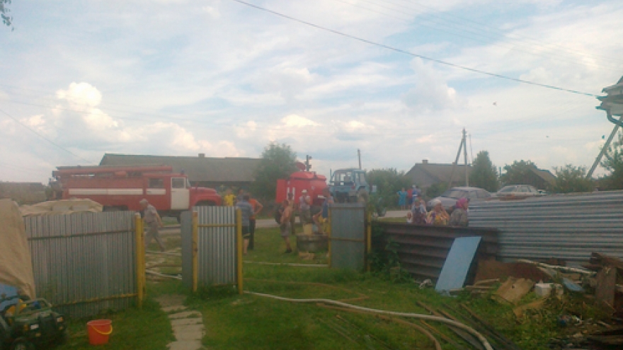 Пожар в Войлово