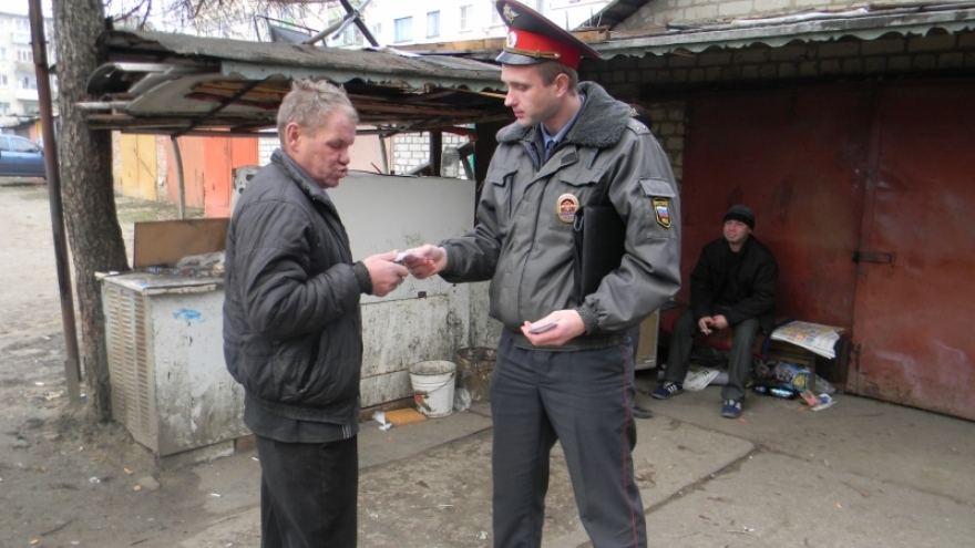 Один день участкового уполномоченного полиции в Людиново