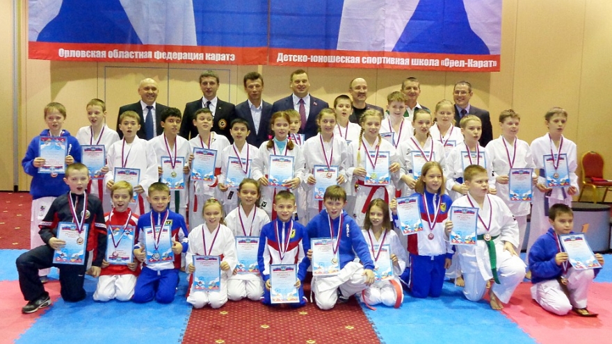 Победители и призеры открытого первенства г. Орла по каратэ 2015 г.