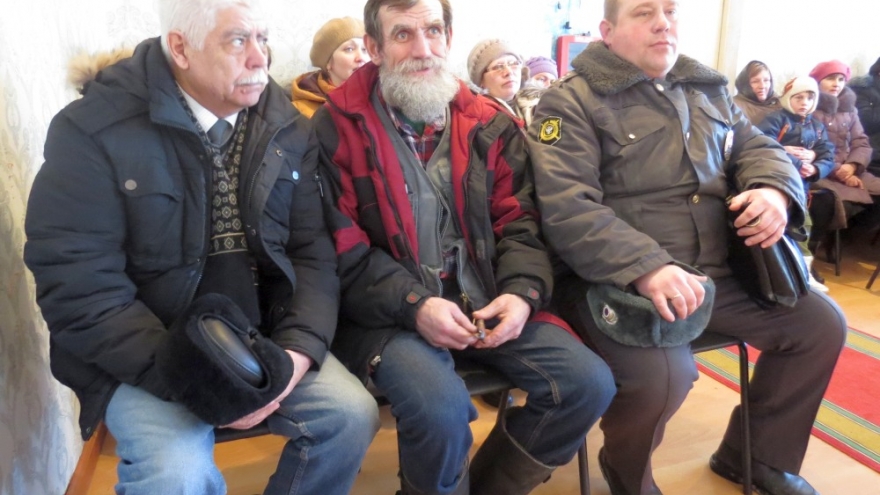 В Манино участковый отчитался перед жителями