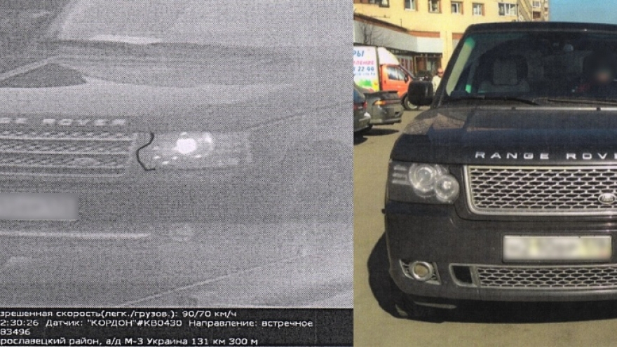 В Людиново задержан Range Rover - двойник