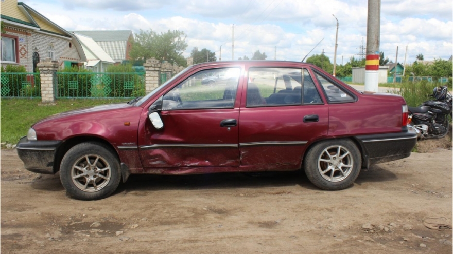 Автомобиль сбил мотоциклиста