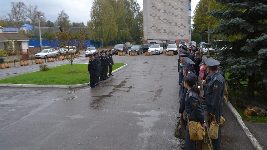 В полиции прошла учебная тревога