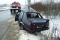 ВАЗ 2109 въехал в опору электропередач