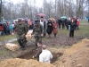 В Букани перезахоронили останки погибших в Великую отечественную