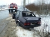 ВАЗ 2109 въехал в опору электропередач