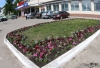 Перед ТД «Людиново» заново высадили клумбы