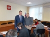 Даниил Аганичев вручает почетные грамоты