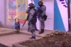 ОМОН штурмом взял игровой клуб в Людиново (видео)